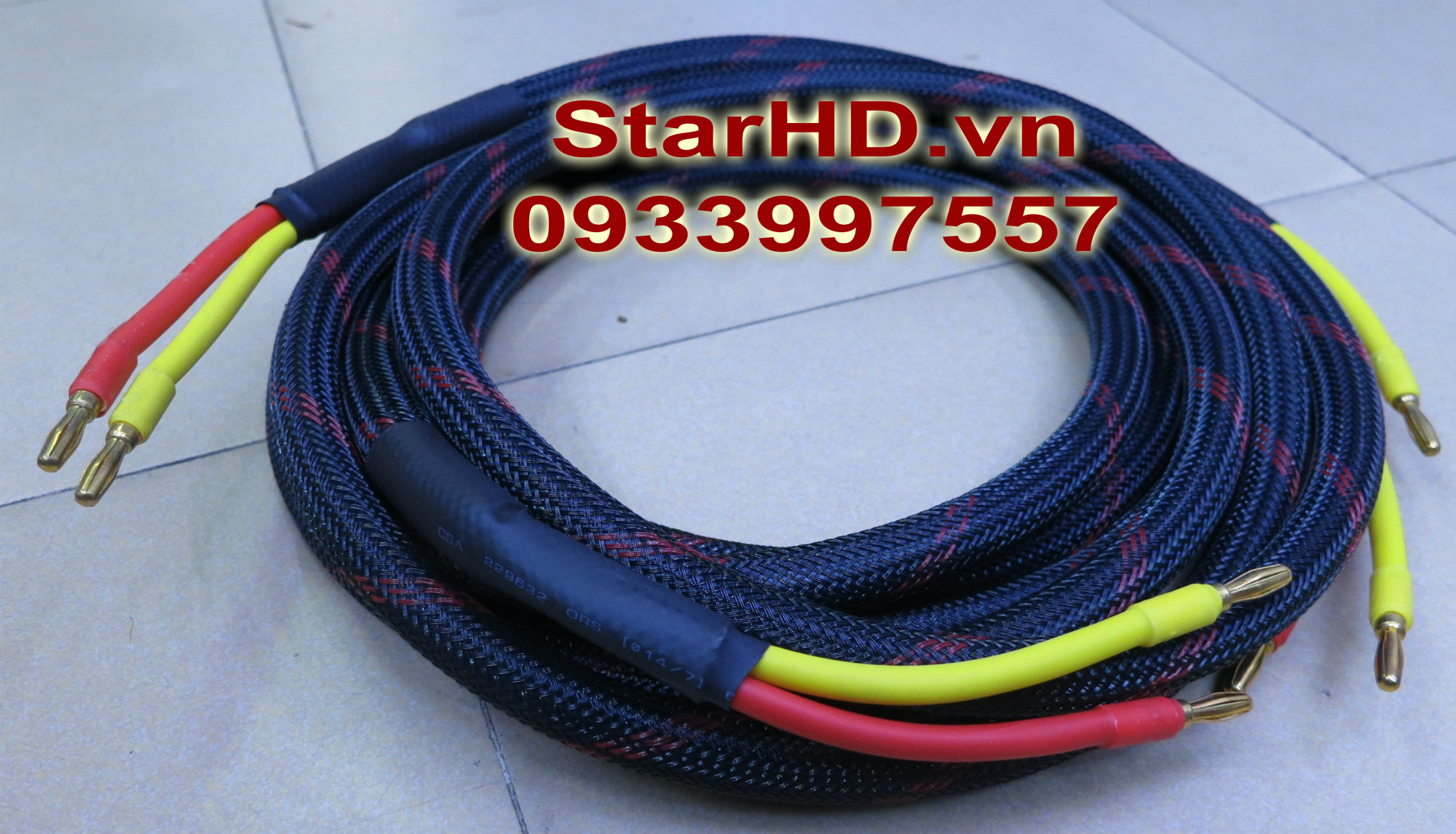 Dây Loa Bộ (lưới đen sọc đỏ)